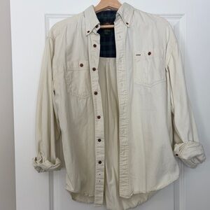 Cream Button-Up Shirt